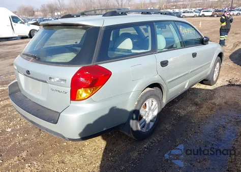2005 Subaru Outback 2.5I из США, поврежденный, VIN 4S4BP61C457351908